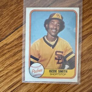 1981 Fleer Ozzie Smith Vintage Baseball Card
